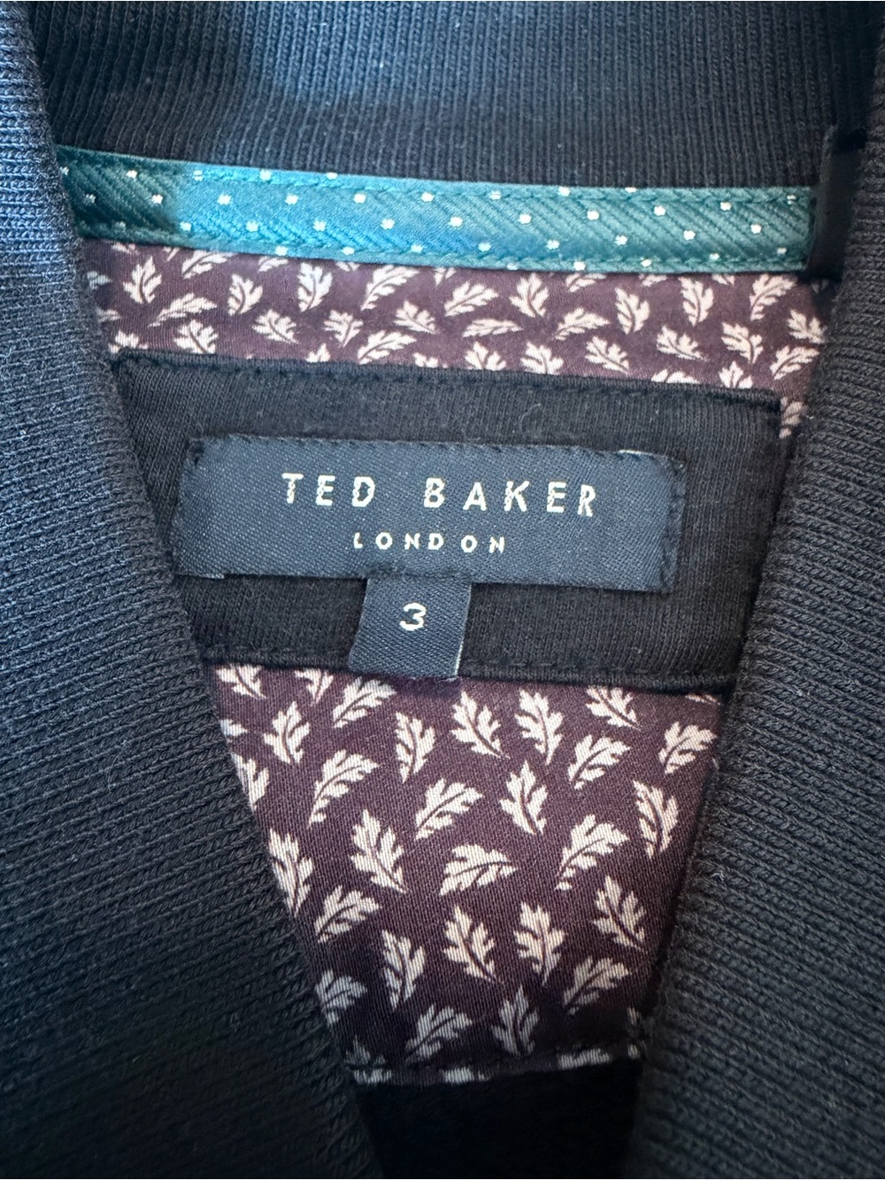 Ted Baker Blazer with Patterned Lining